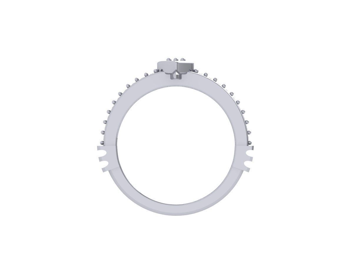 Wedding Ring 3D print model_10