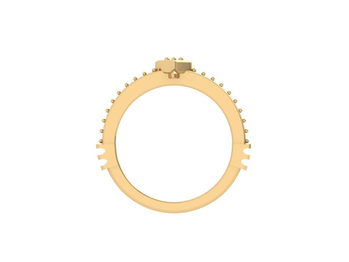 Wedding Ring 3D print model_11