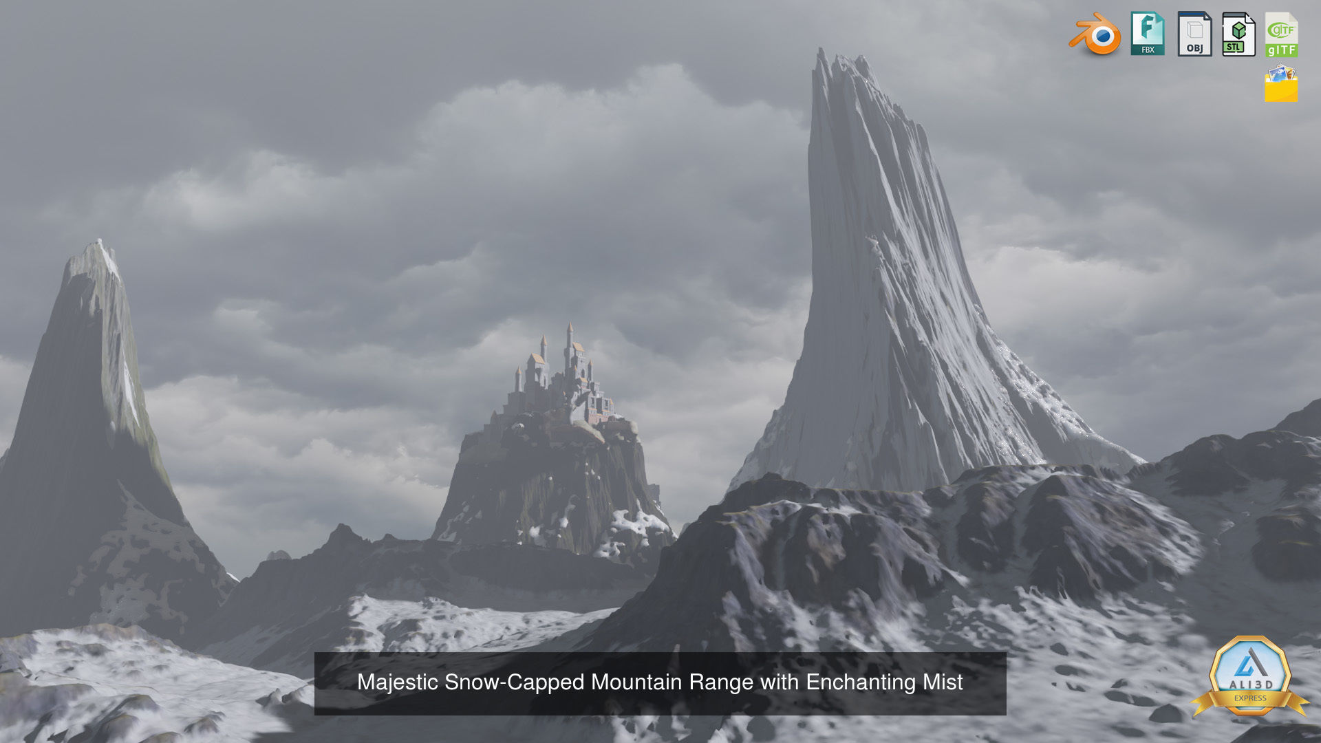 Collection of Epic Environments from Apocalypse to Fantasy _4