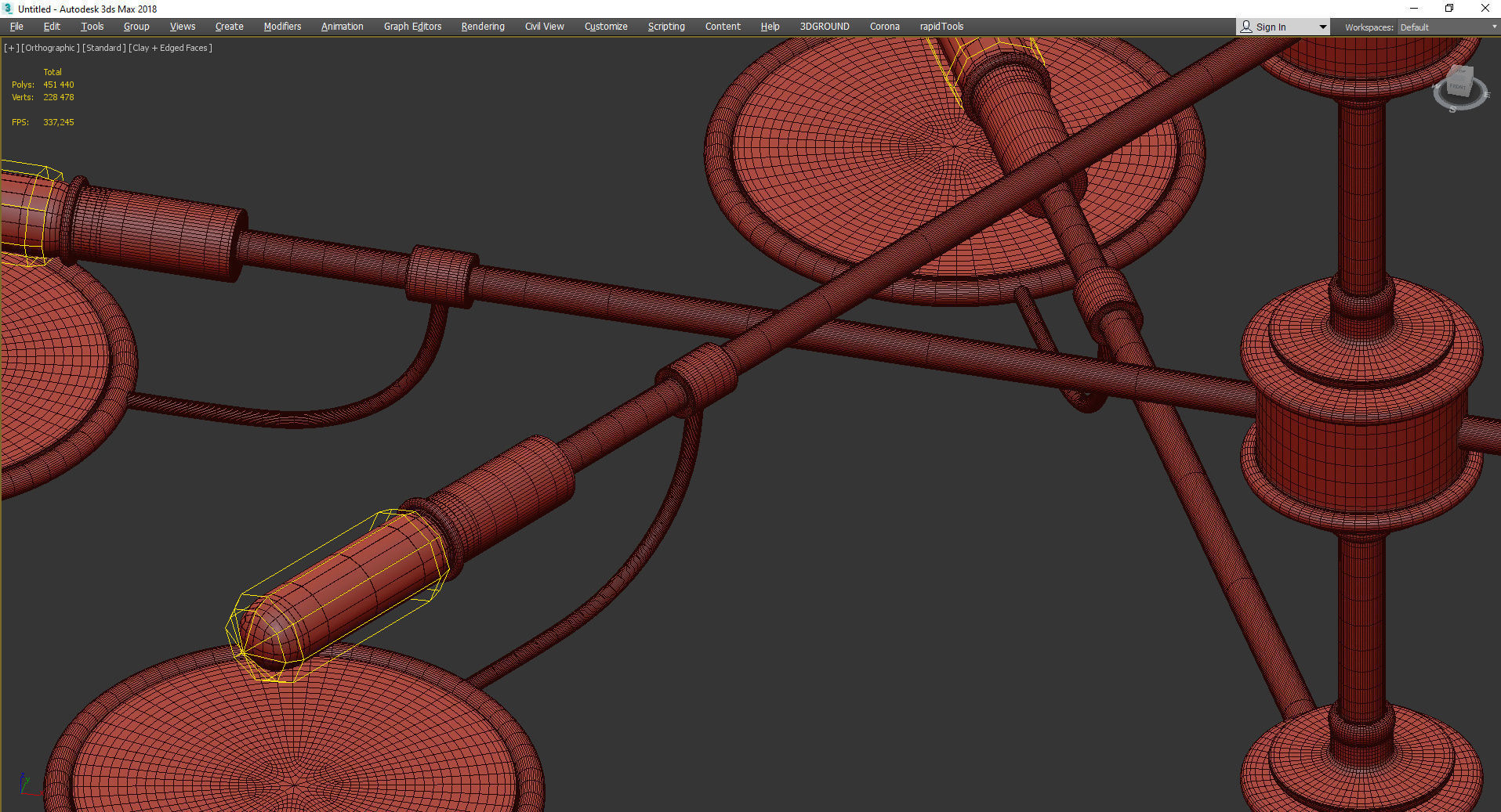 SERGIO SPIDER Low-poly 3D model_5