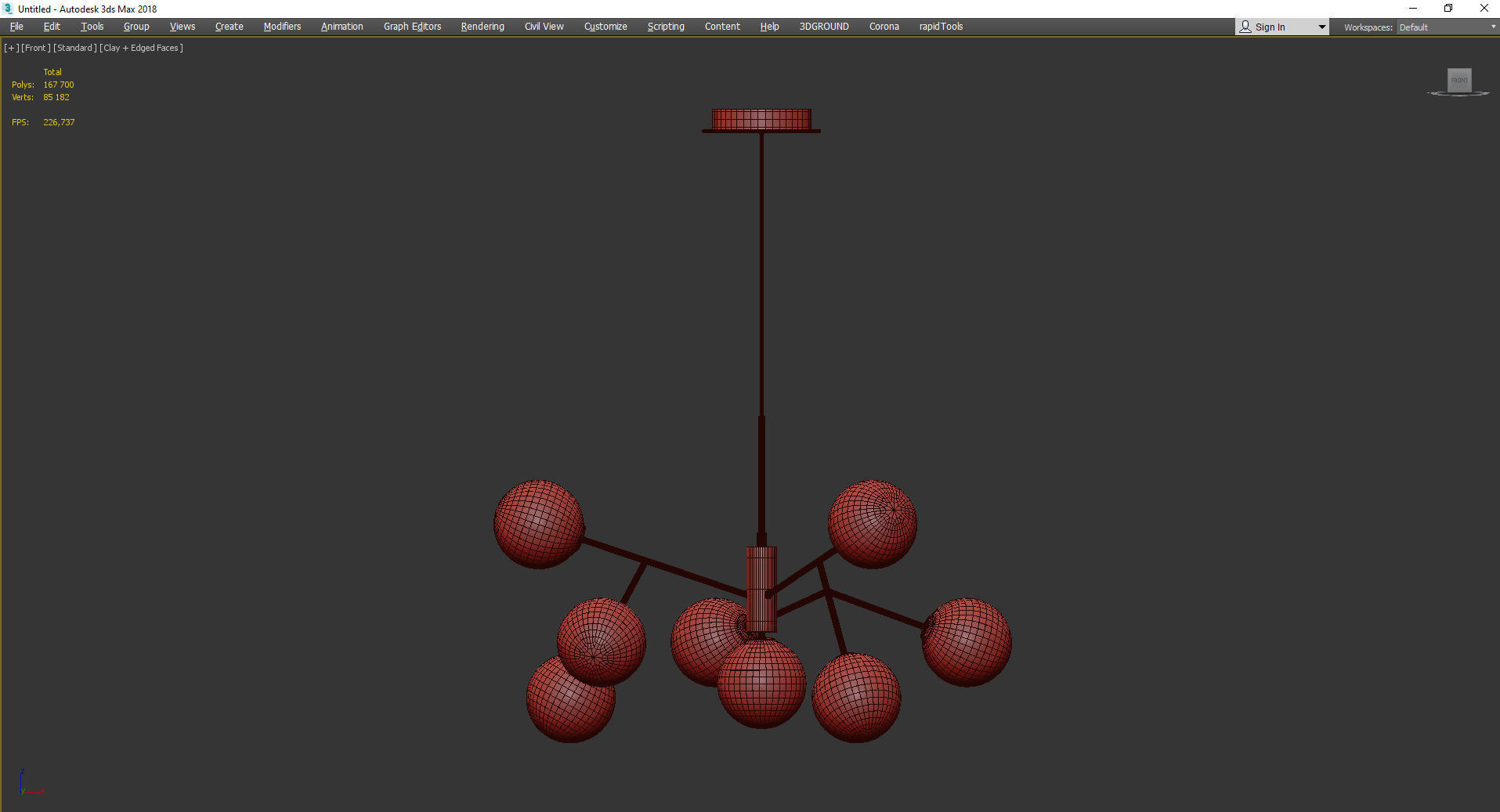 LOST STAR Low-poly 3D model_2