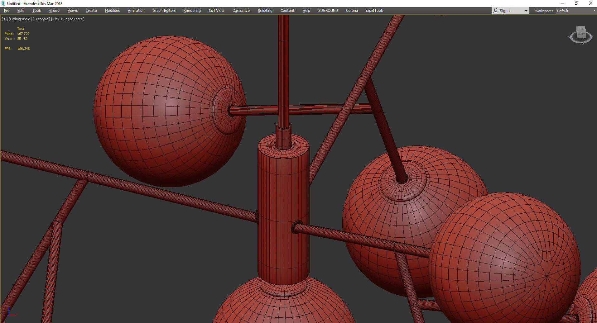 LOST STAR Low-poly 3D model_4