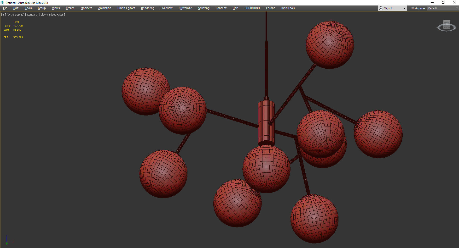 LOST STAR Low-poly 3D model_3