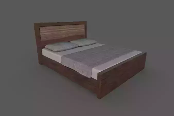 Full wood bed set