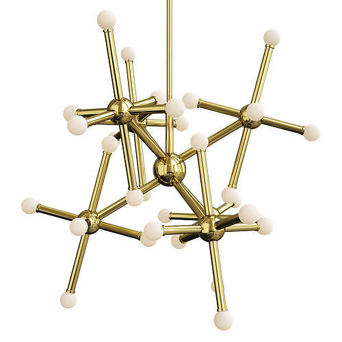Corbett Jackstone Chandelier Low-poly 3D model