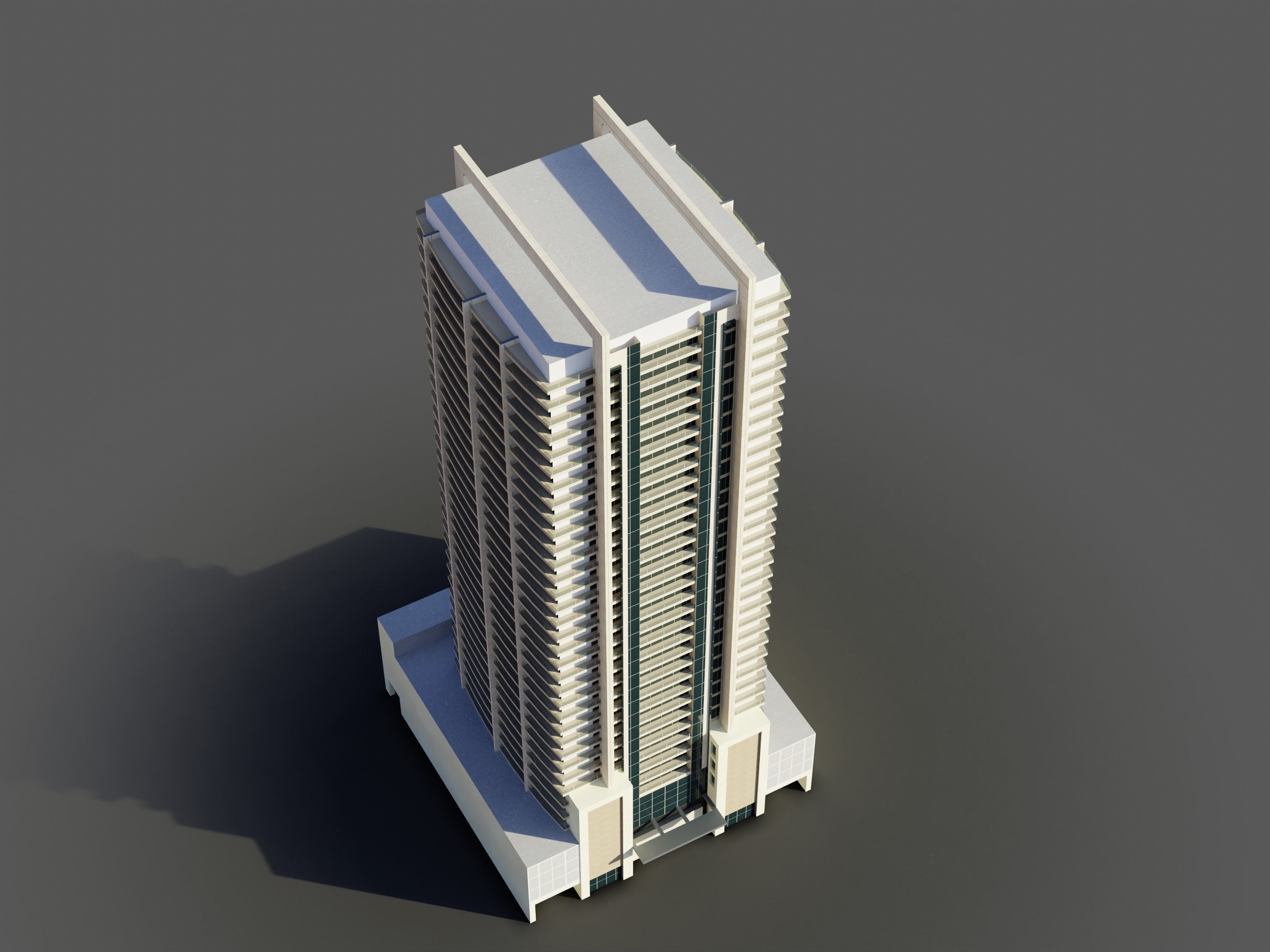 8 Boulevard Walk building - Dubai 3D model_6