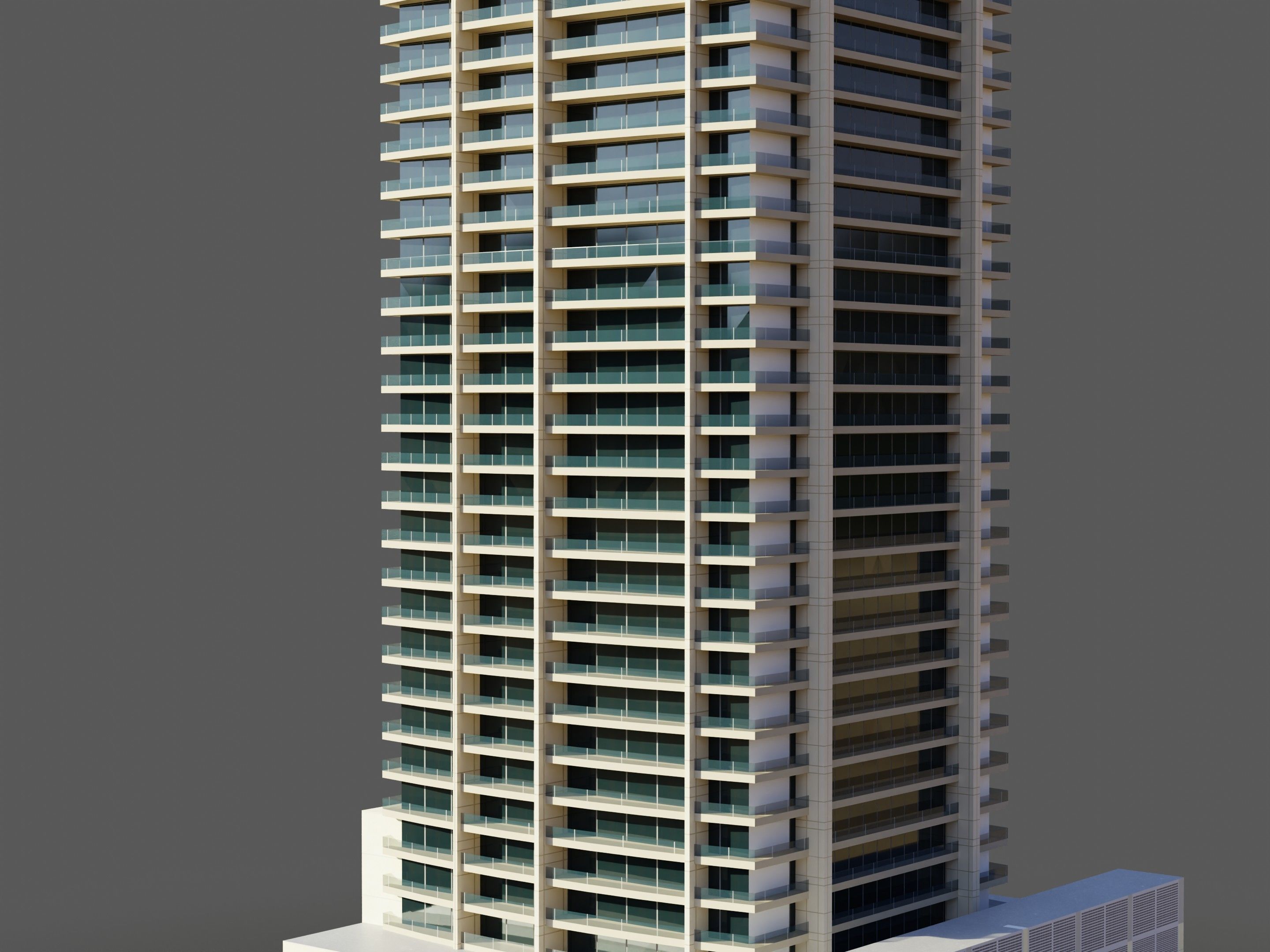 8 Boulevard Walk building - Dubai 3D model_4