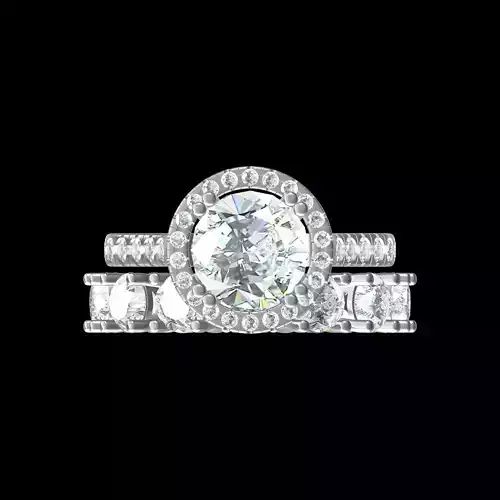 Solitaire Bridal Set