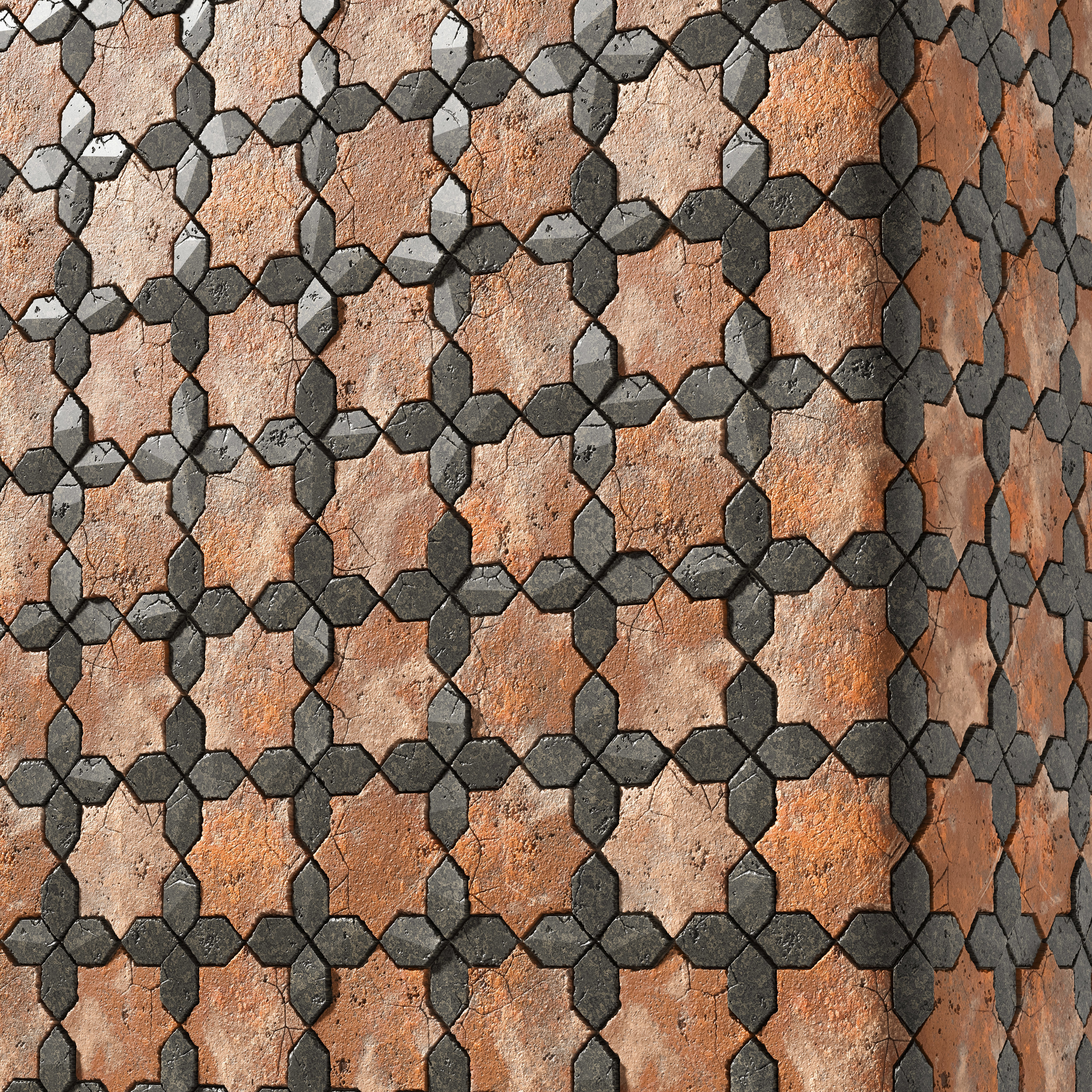 Seamless Tile Material 17 Texture_3