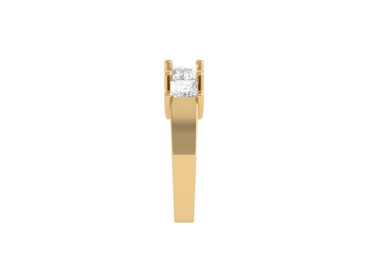 5 Stone Princess Band 3D print model_8