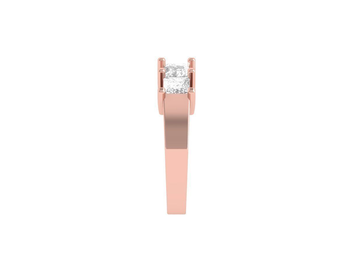 5 Stone Princess Band 3D print model_6