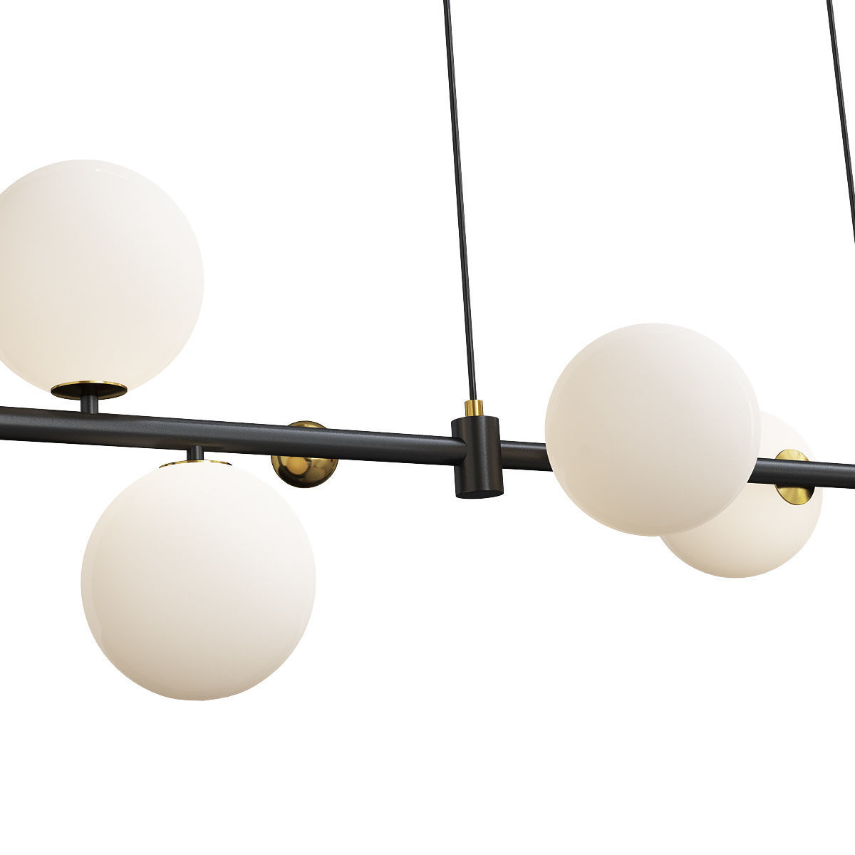 MAKE LINE CHANDELIER Low-poly 3D model_1