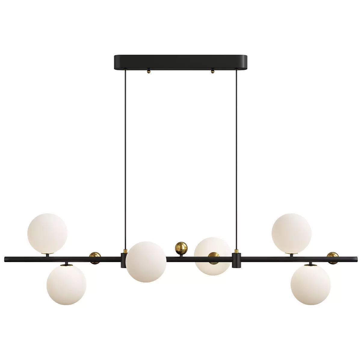 MAKE LINE CHANDELIER Low-poly 3D model_0