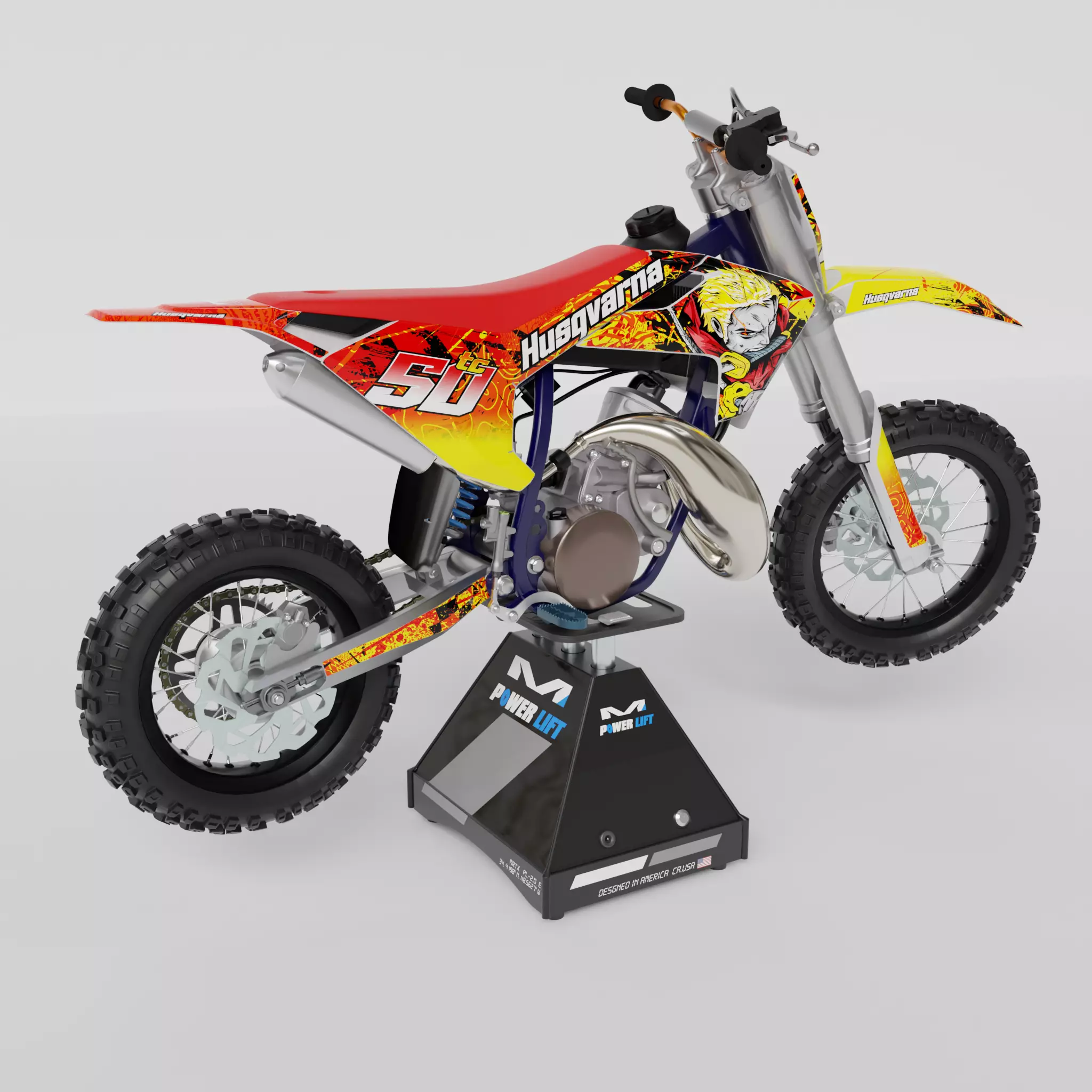 HUSQVARNA TC 50 3D model