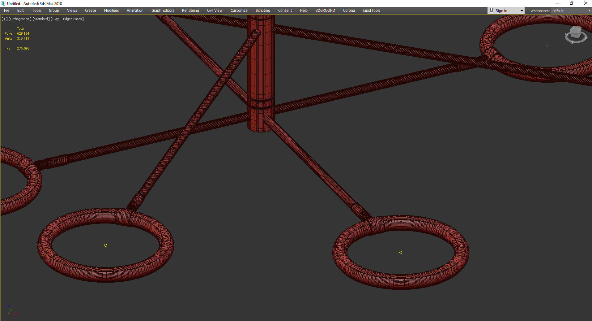 COUPLE MULTI Low-poly 3D model_5