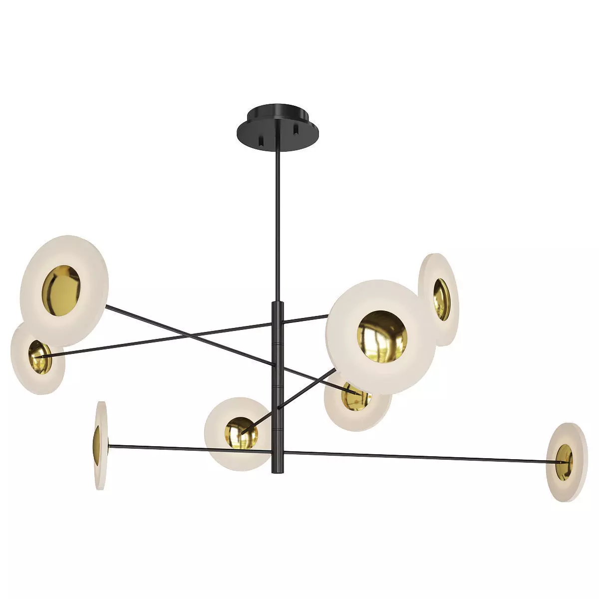 LOIK chandelier Low-poly 3D model_0