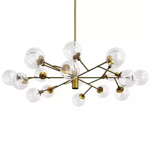 Four Hands Pellman Chandelier Low-poly 3D model