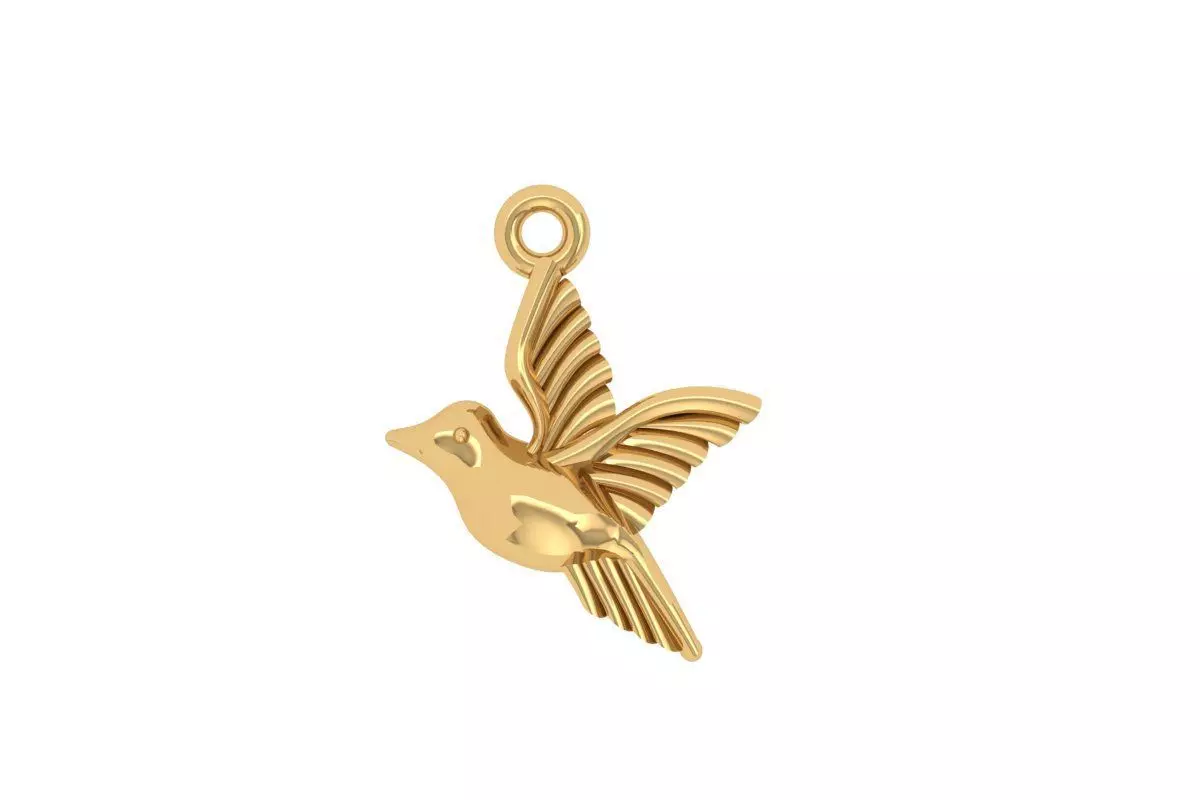 Sparrow Pendant 3D print model_0