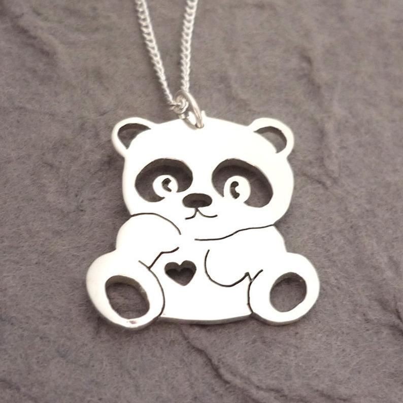 Panda Pendant 3D print model_3