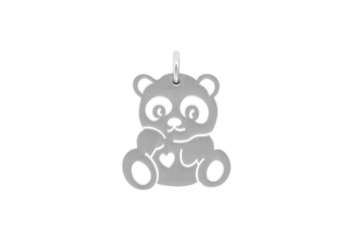 Panda Pendant 3D print model_1