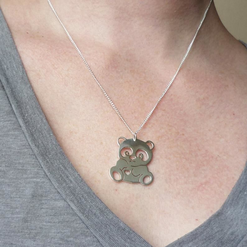 Panda Pendant 3D print model_13