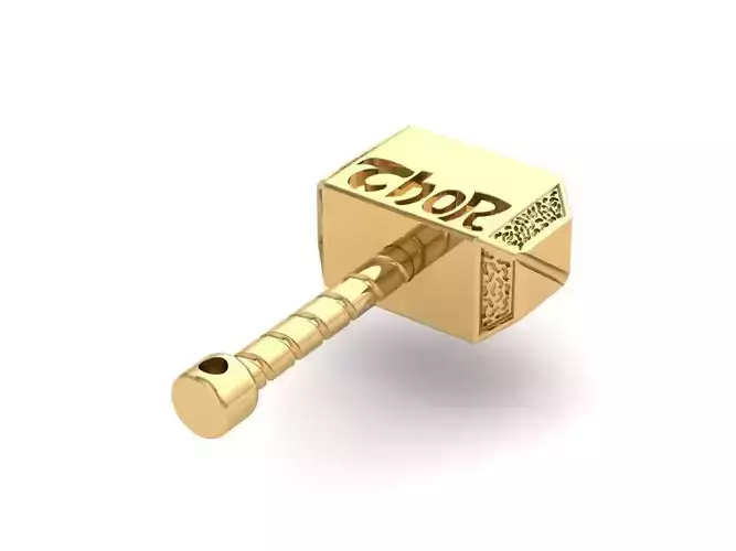 Thor Hammer Pandent 3D print model