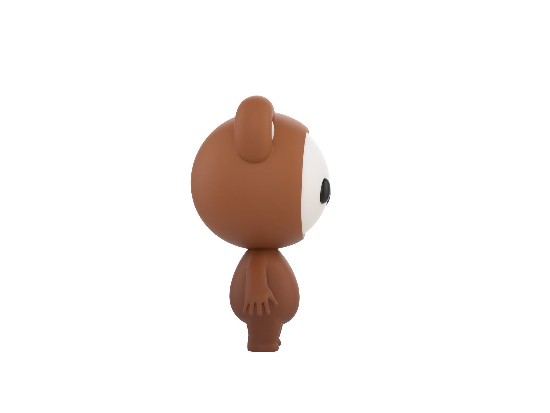 Character253 Rigged Mascot 3D model_9