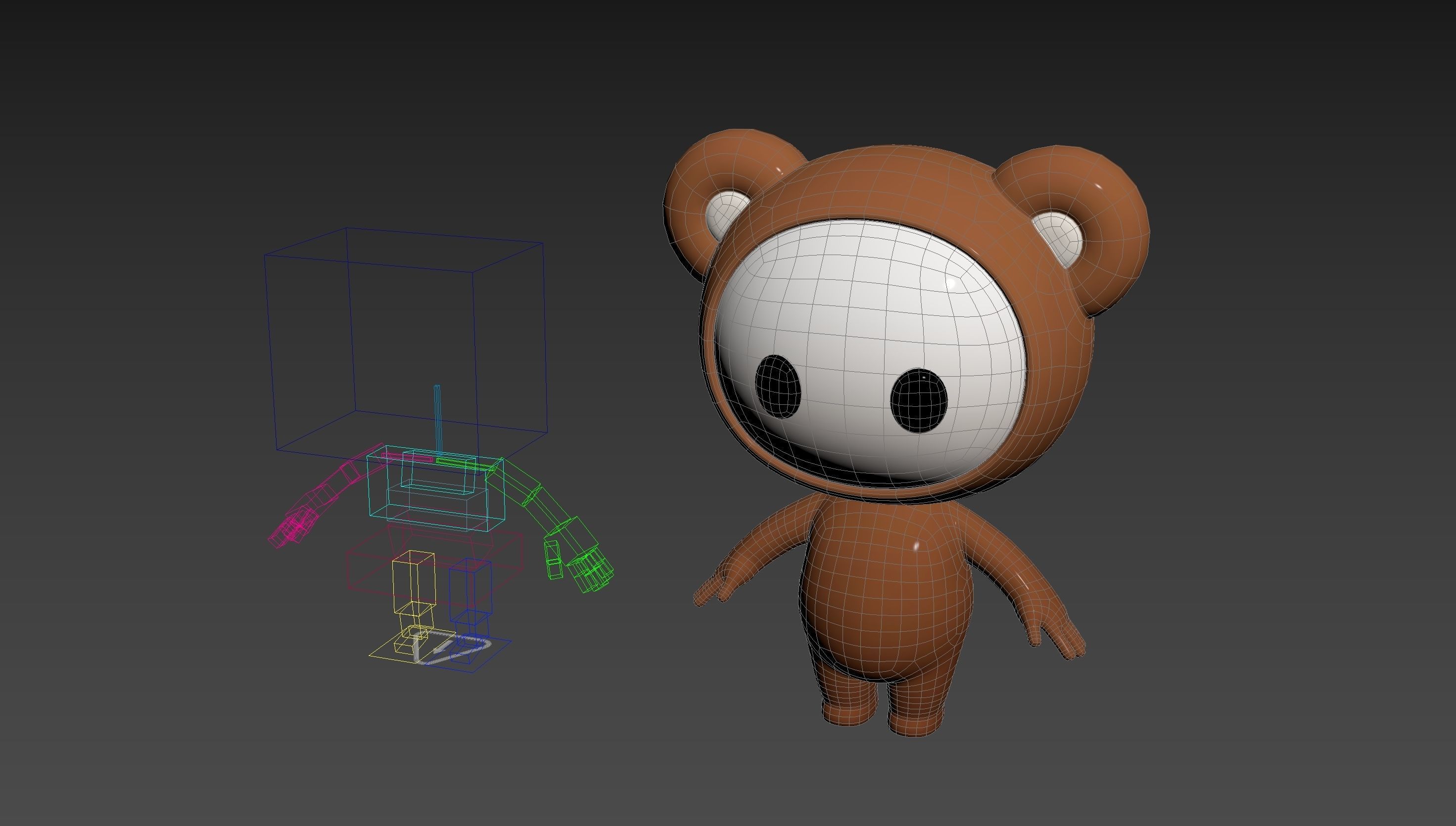Character253 Rigged Mascot 3D model_19