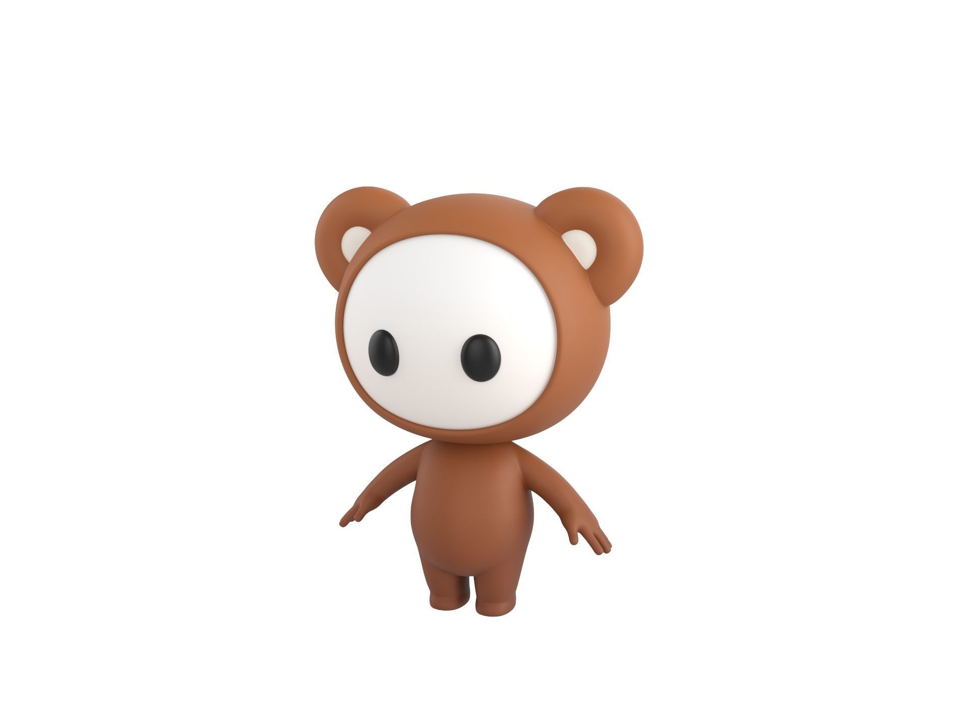 Character253 Rigged Mascot 3D model_1