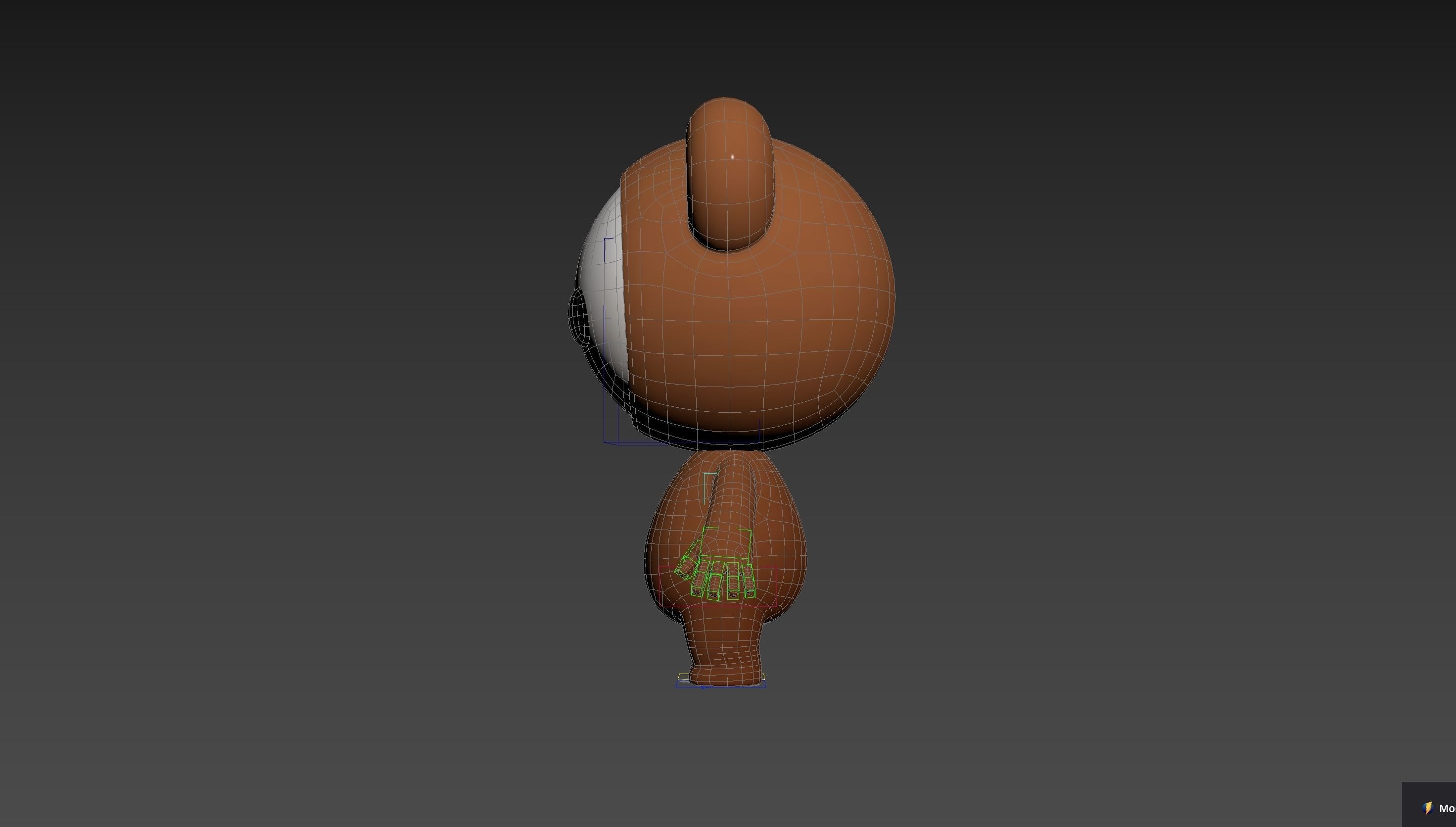 Character253 Rigged Mascot 3D model_34