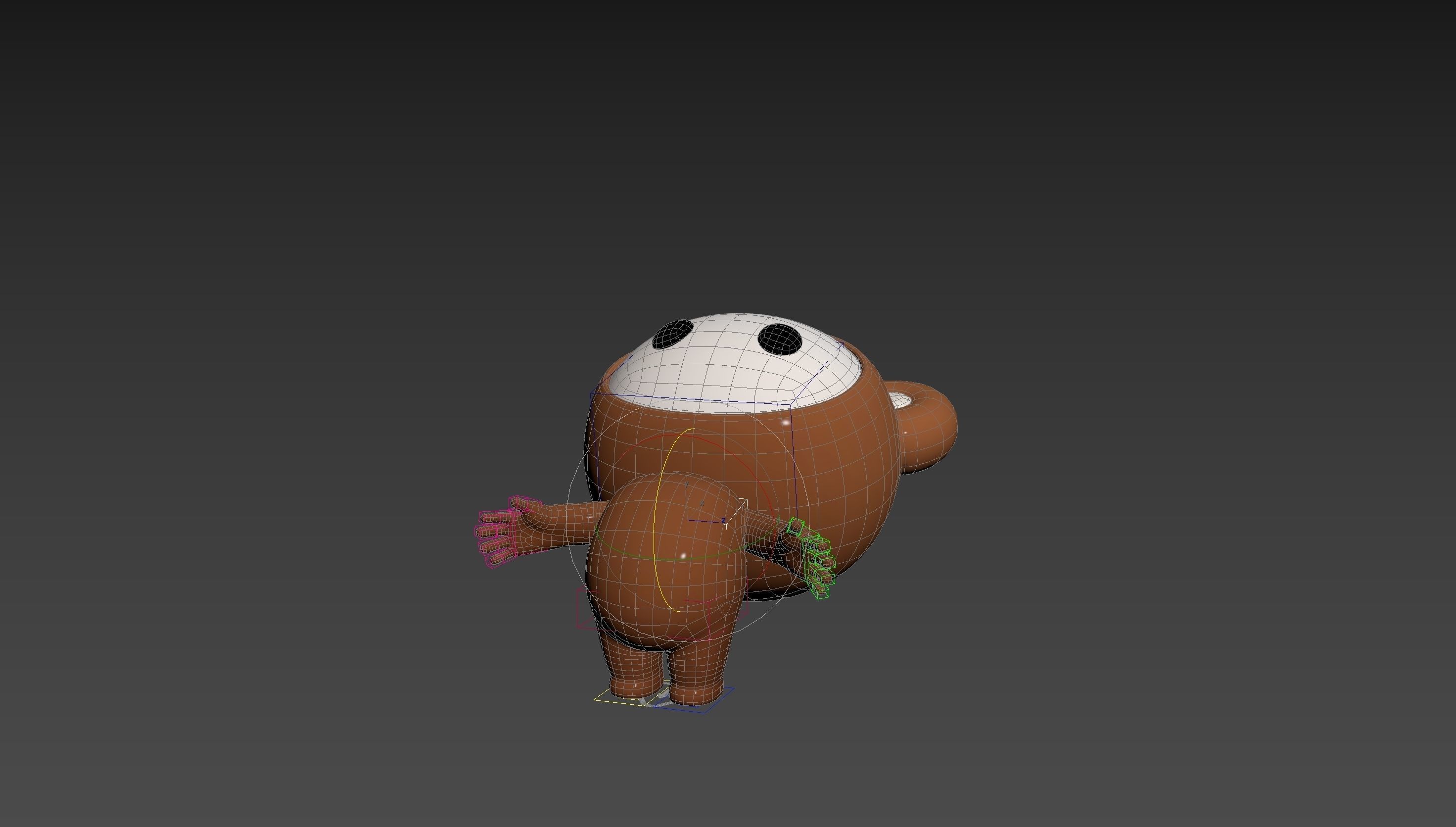 Character253 Rigged Mascot 3D model_25