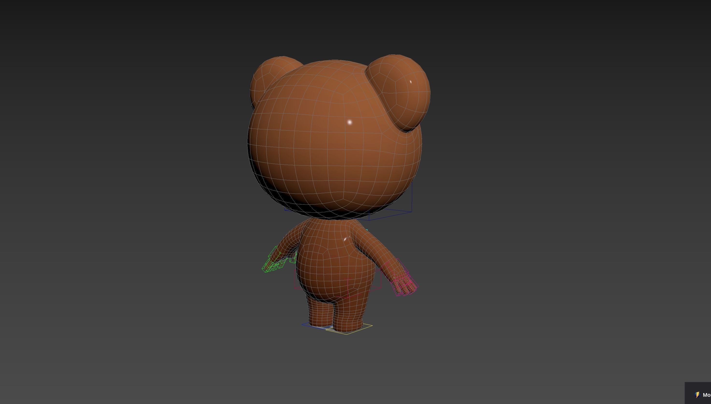 Character253 Rigged Mascot 3D model_31