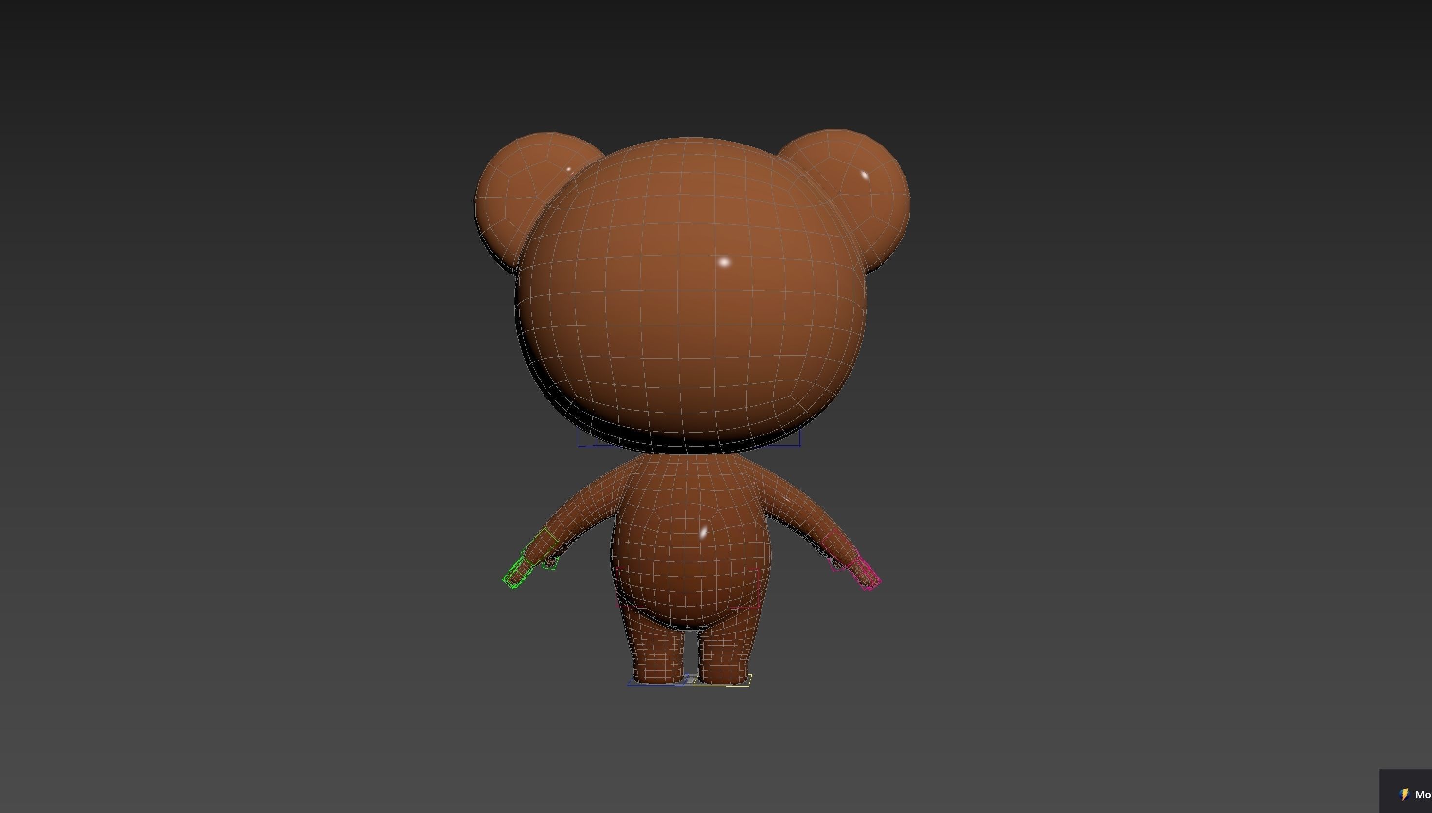 Character253 Rigged Mascot 3D model_32