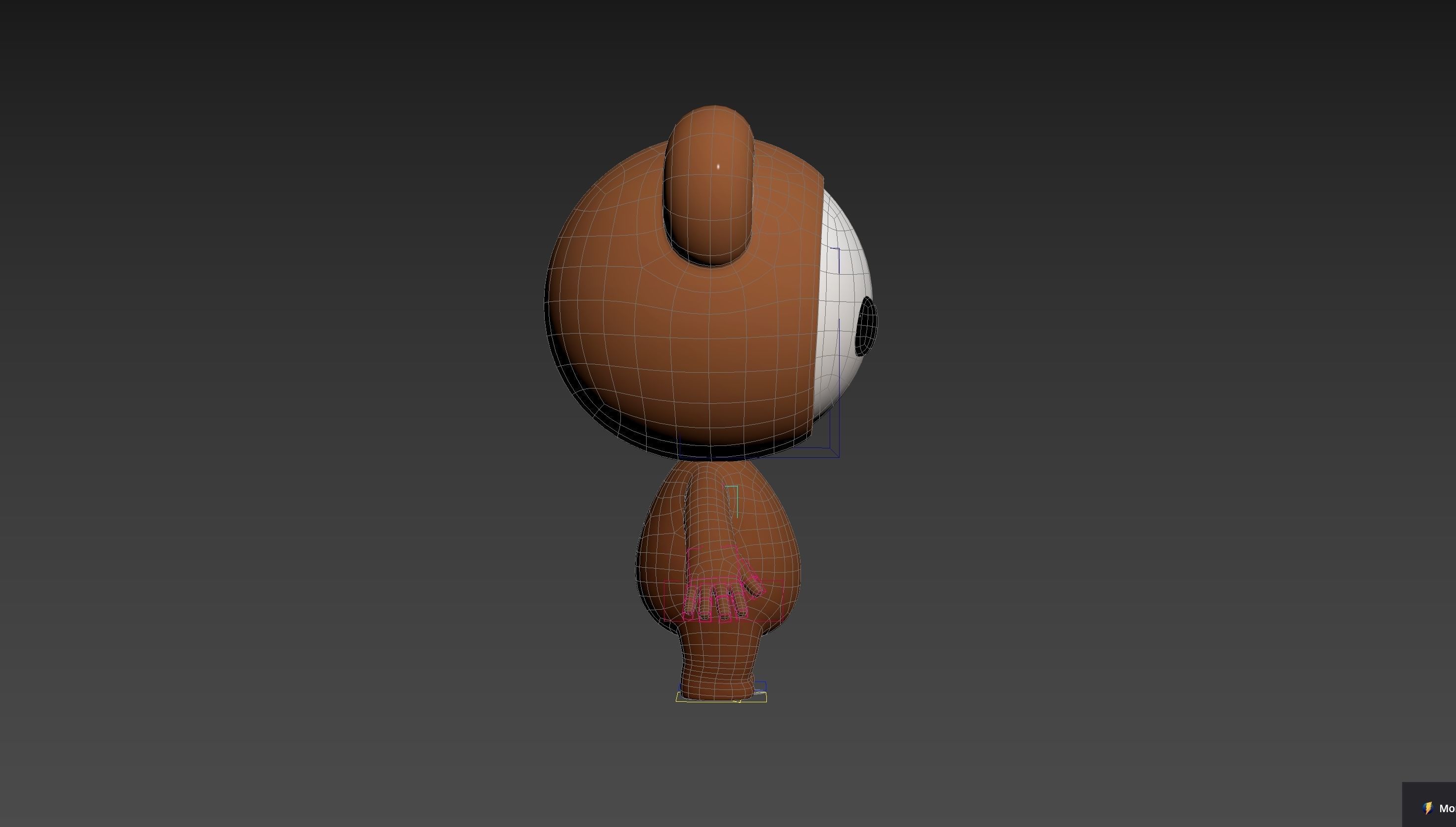 Character253 Rigged Mascot 3D model_30