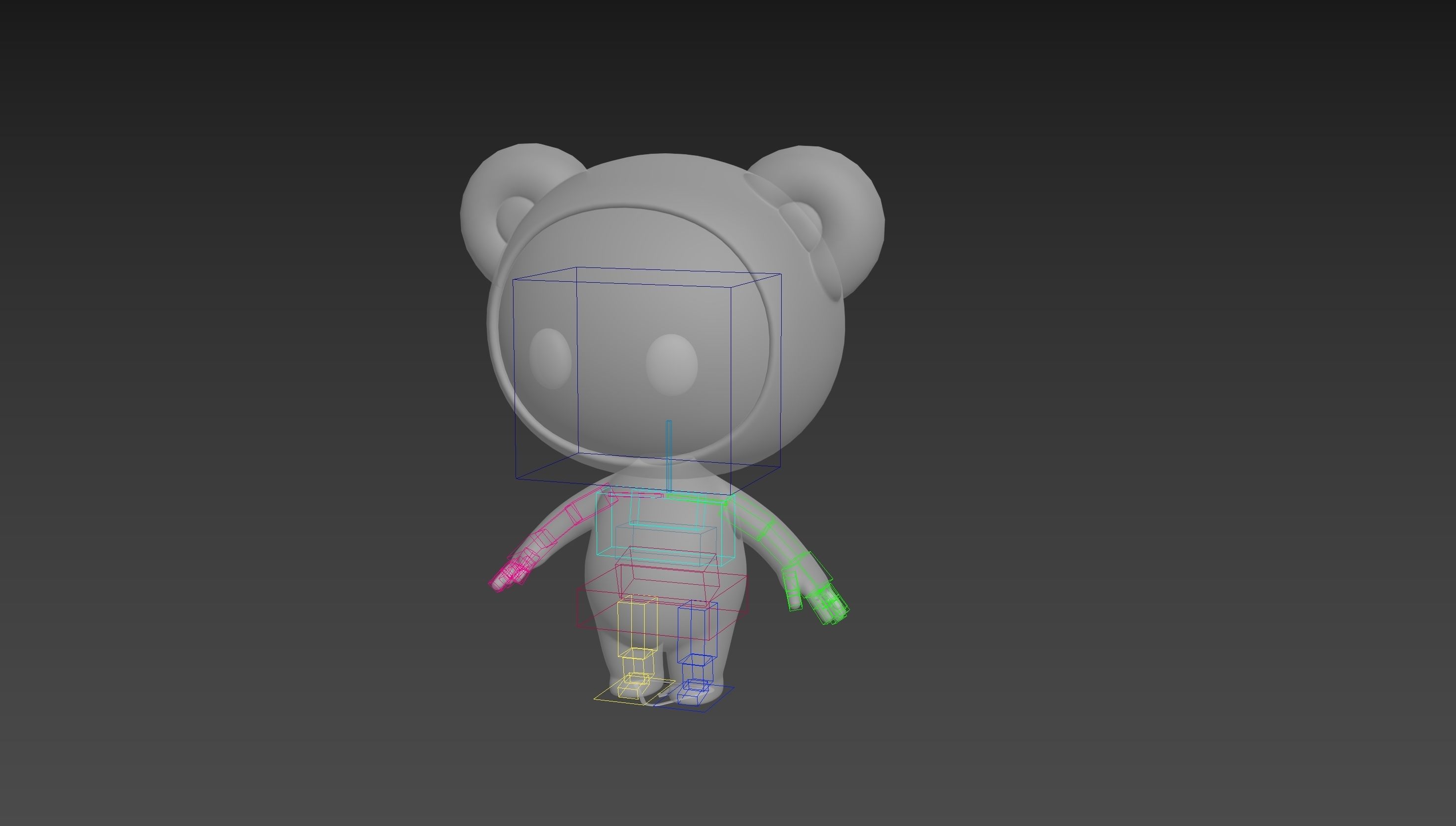 Character253 Rigged Mascot 3D model_20