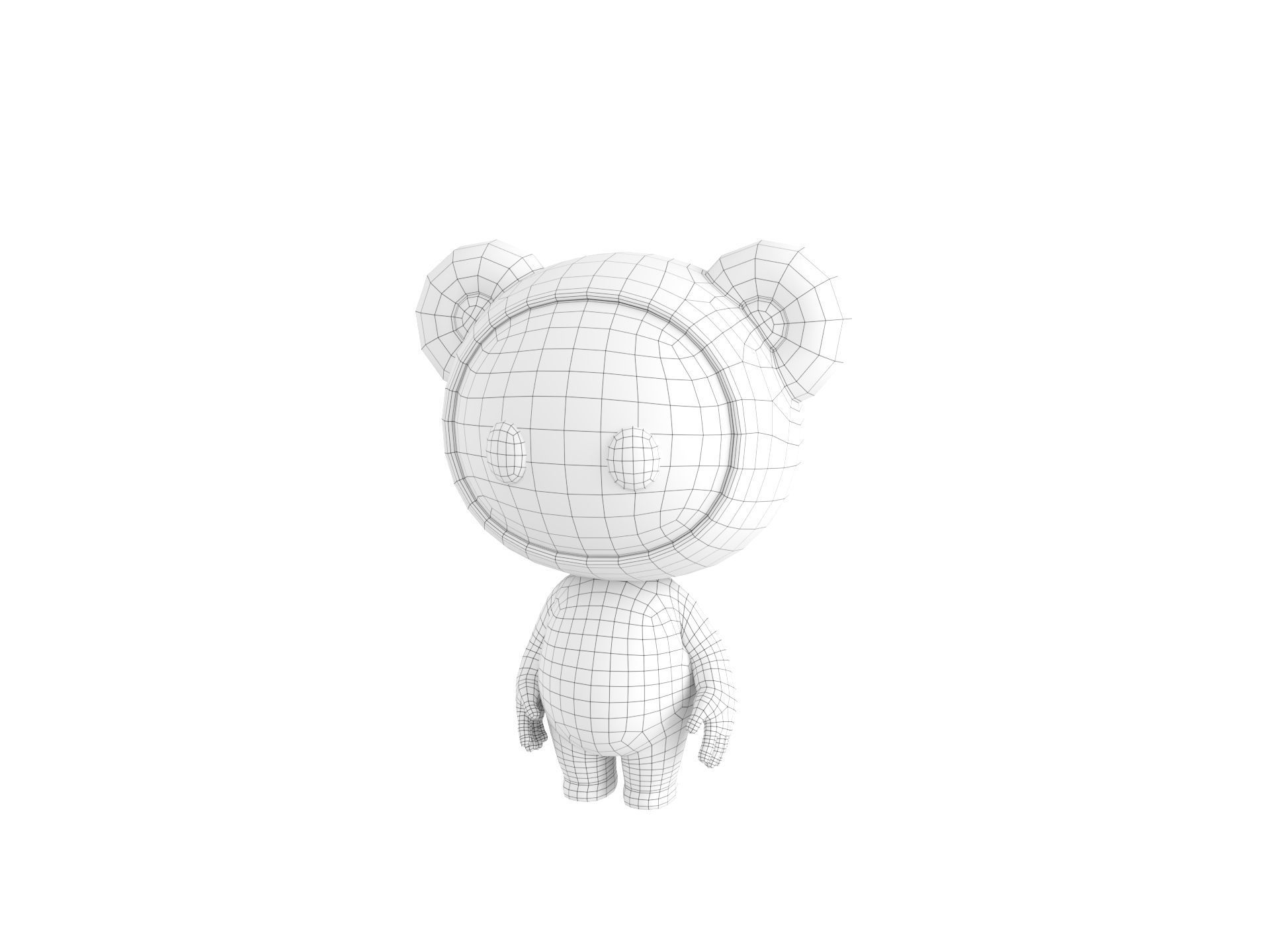 Character253 Rigged Mascot 3D model_38