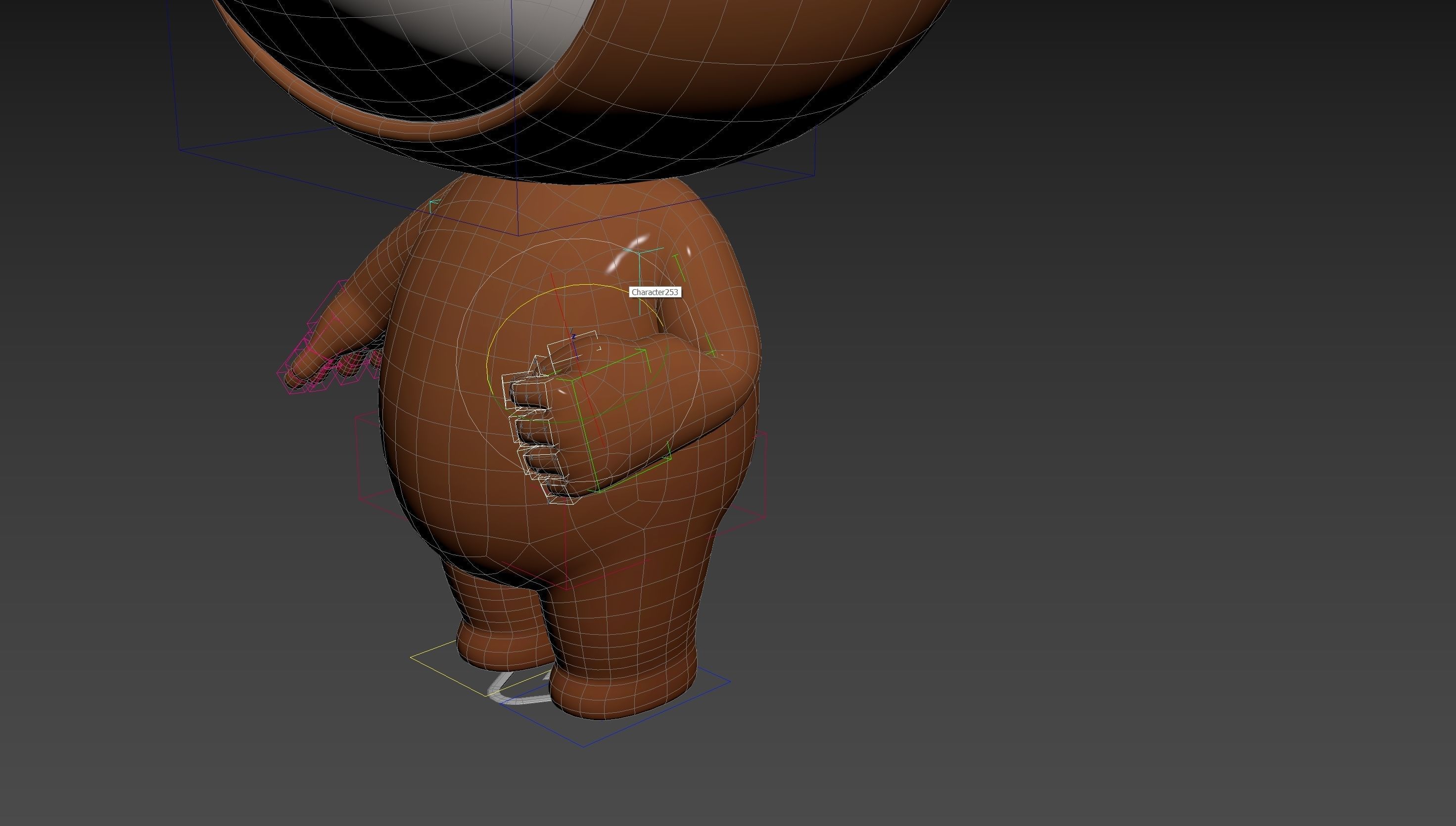 Character253 Rigged Mascot 3D model_24