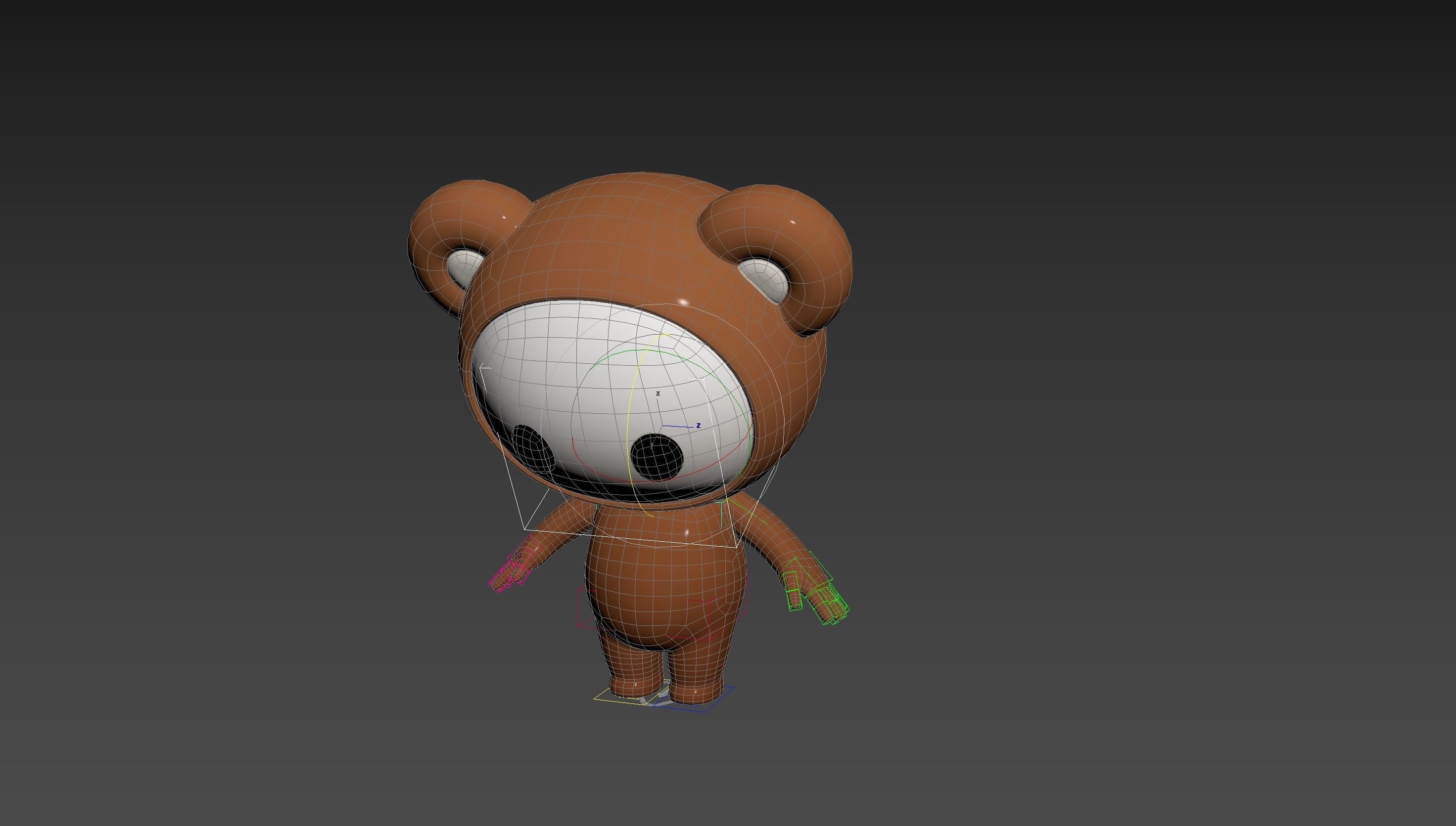 Character253 Rigged Mascot 3D model_21