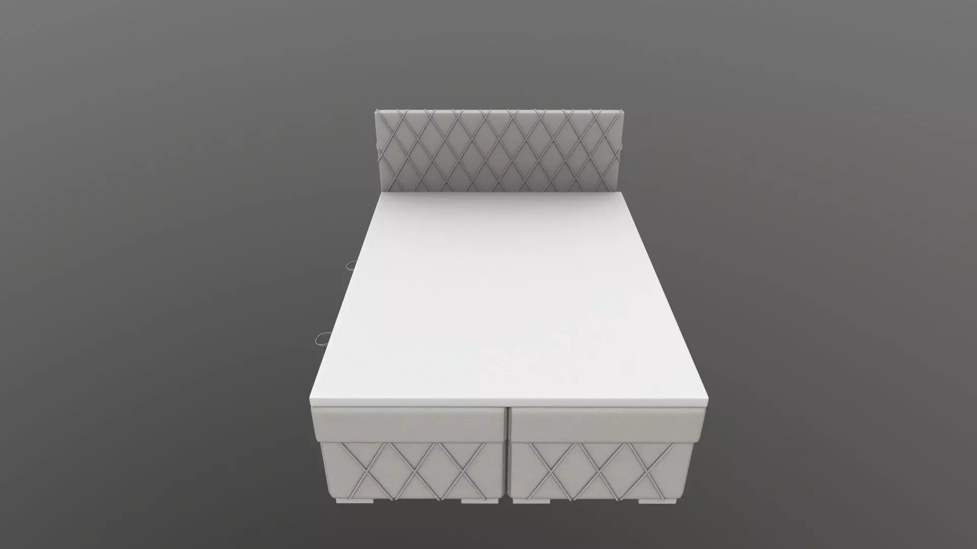 Continental bed Elle 3D model