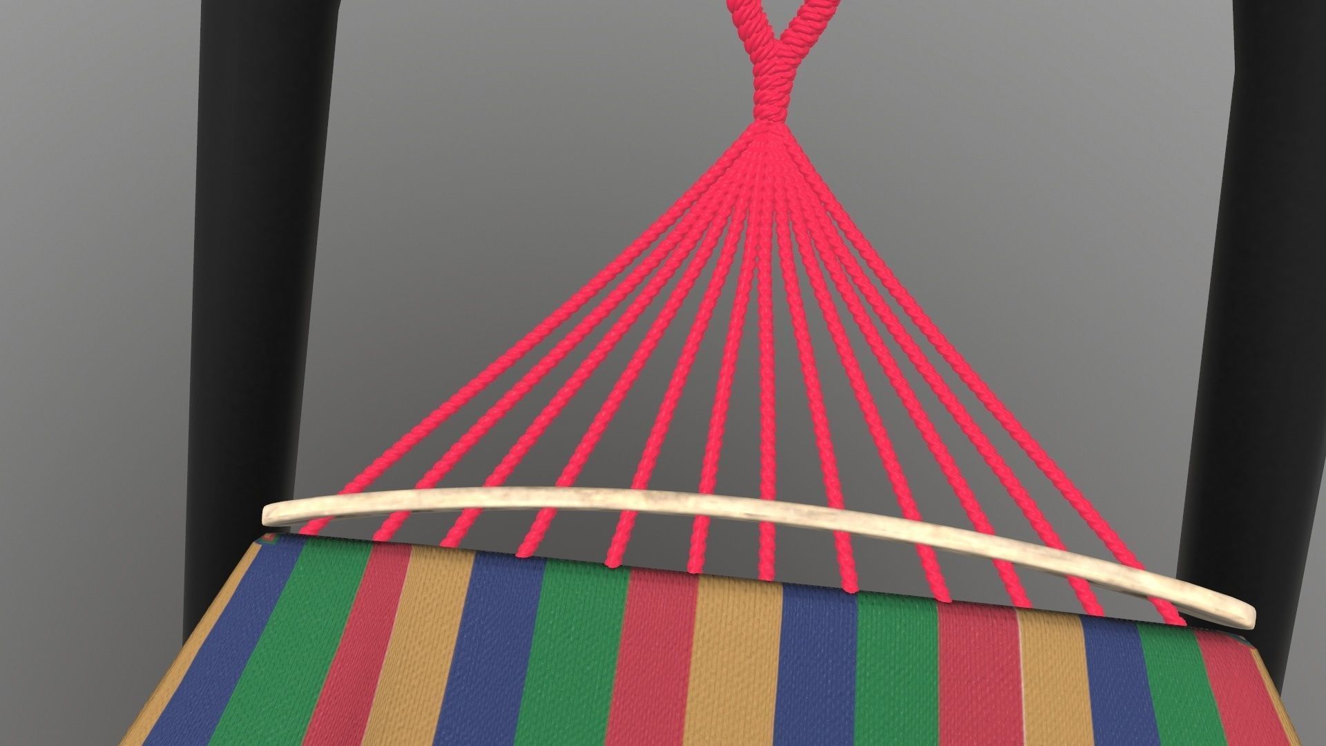 Hammock with Stand 3D model_8