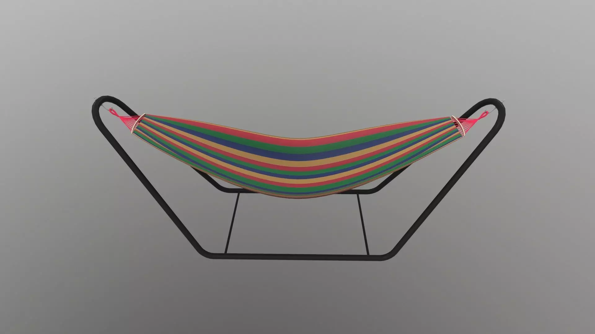 Hammock with Stand 3D model_0