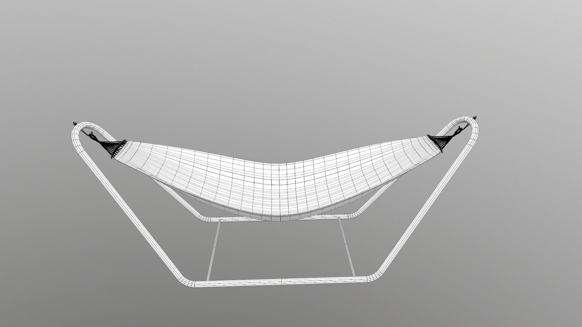 Hammock with Stand 3D model_9