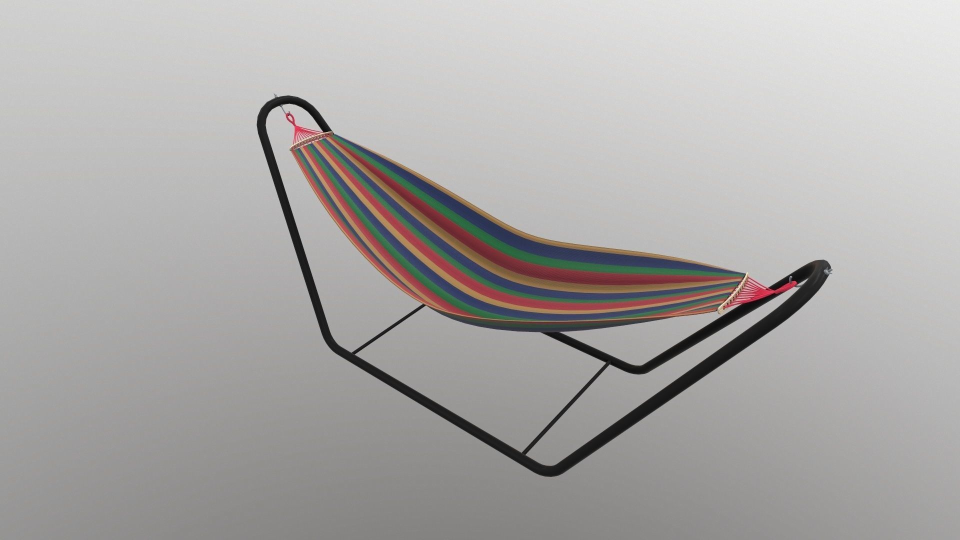 Hammock with Stand 3D model_4