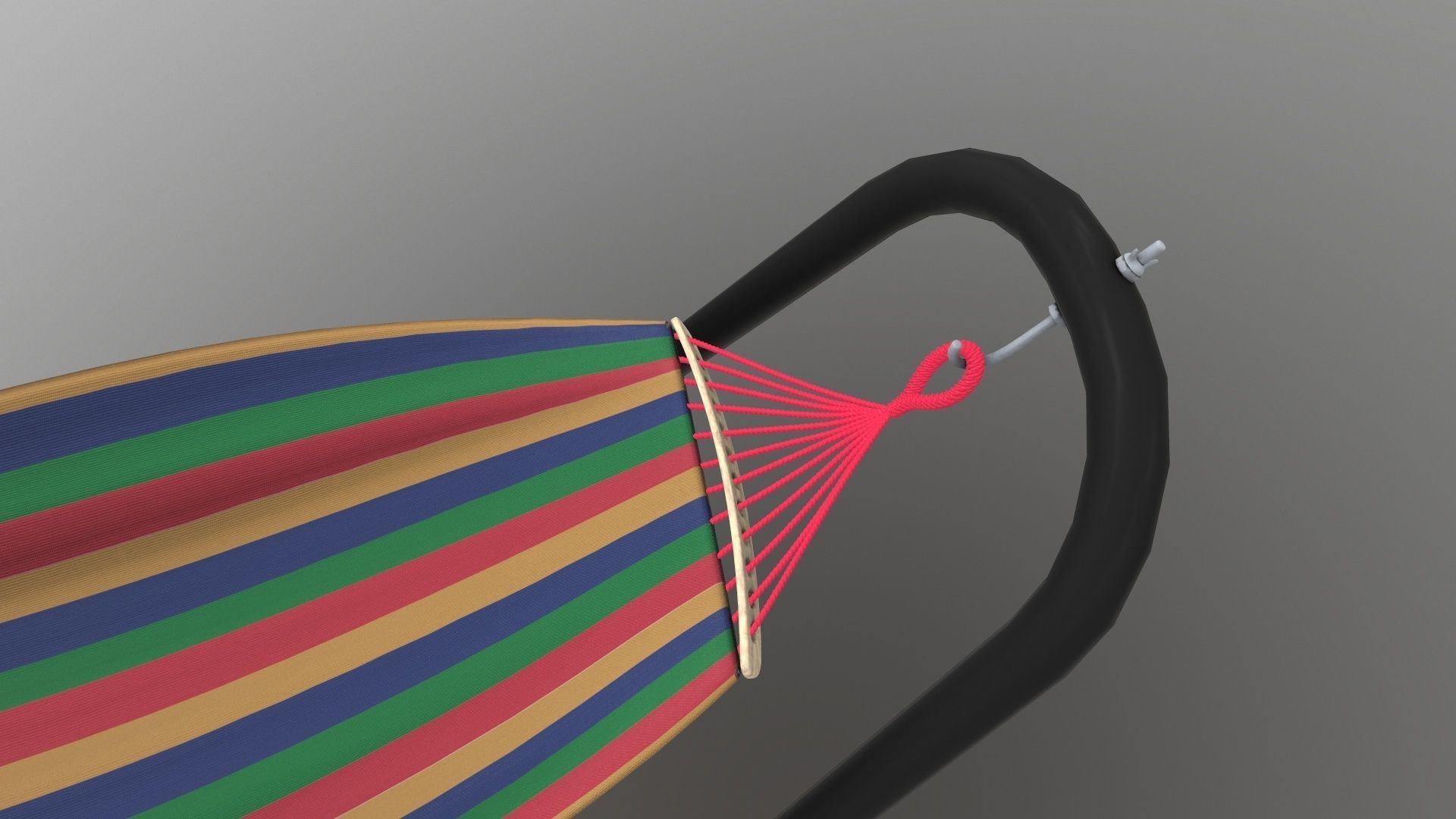 Hammock with Stand 3D model_6