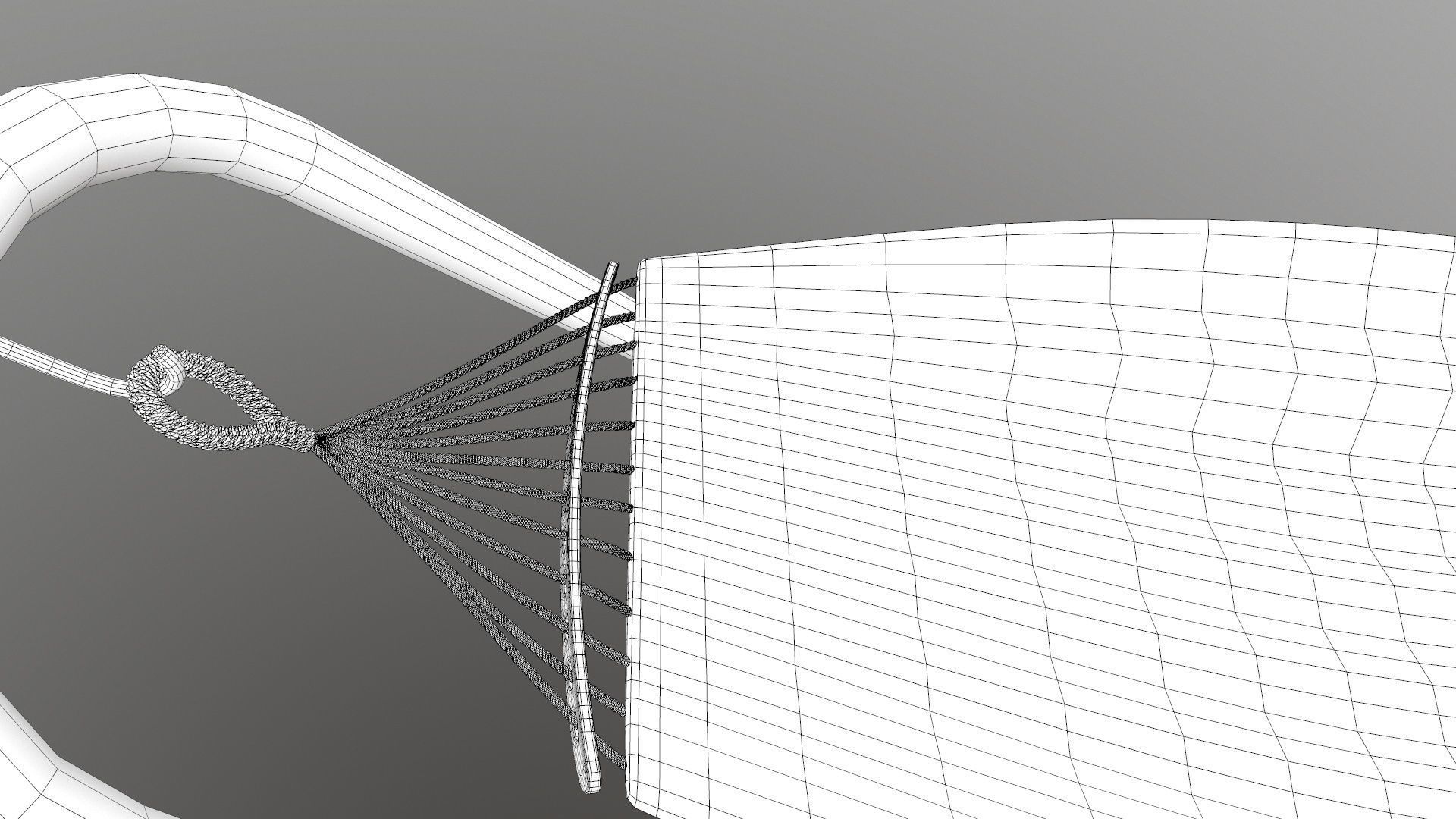 Hammock with Stand 3D model_11