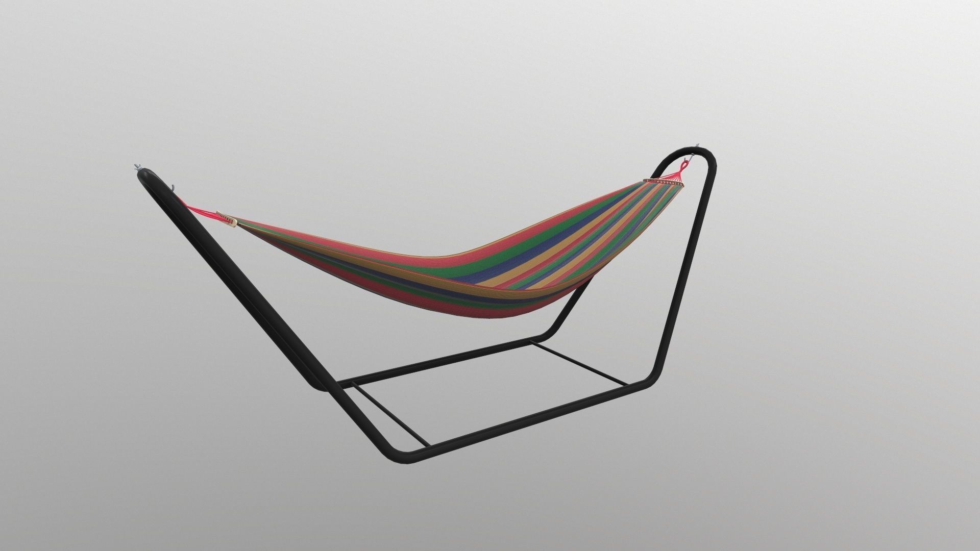Hammock with Stand 3D model_3