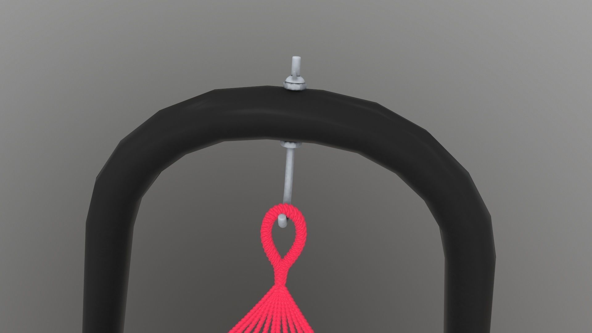 Hammock with Stand 3D model_7