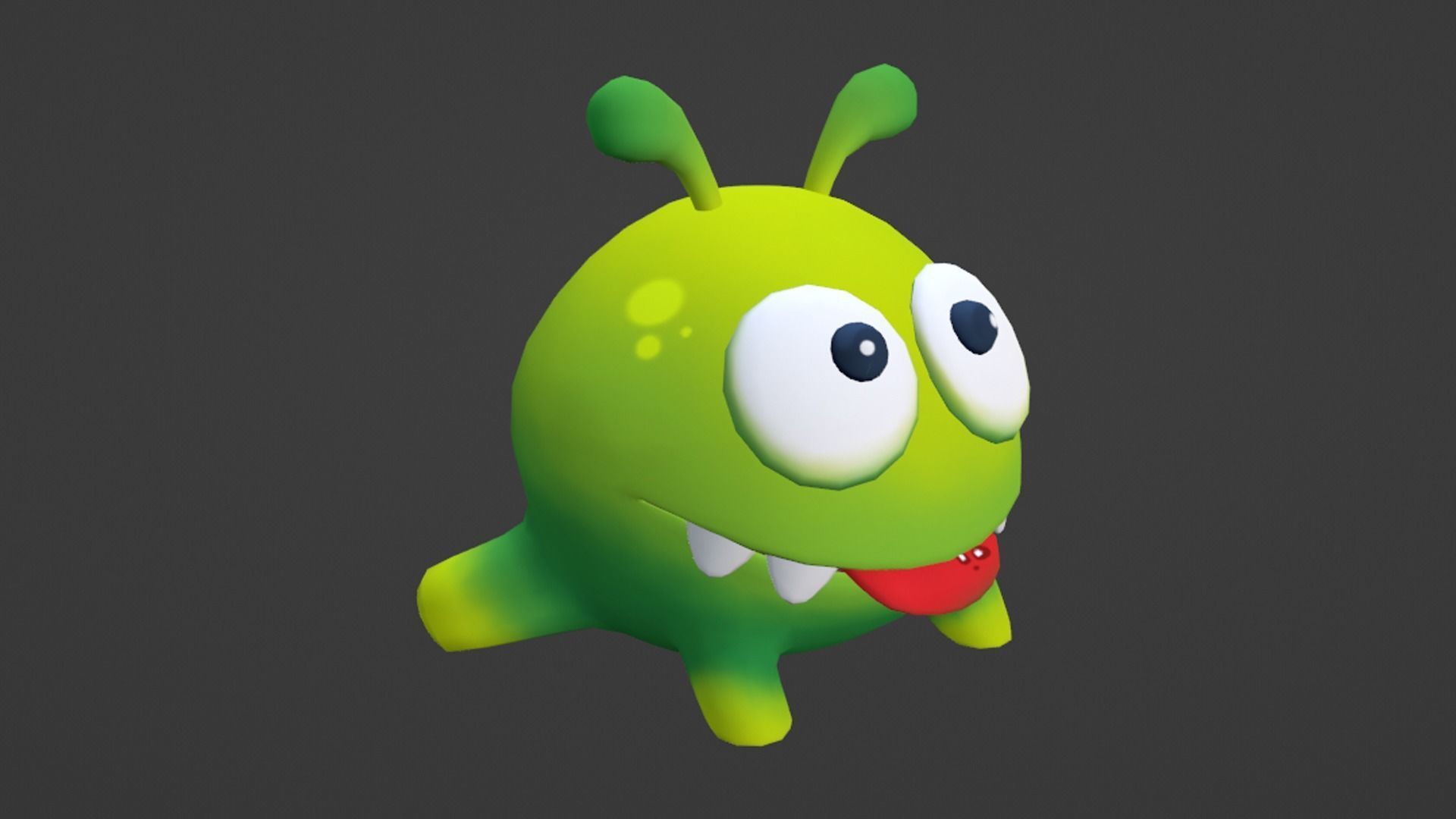 Cute Frog - Character Lowpolly Low-poly 3D model_5