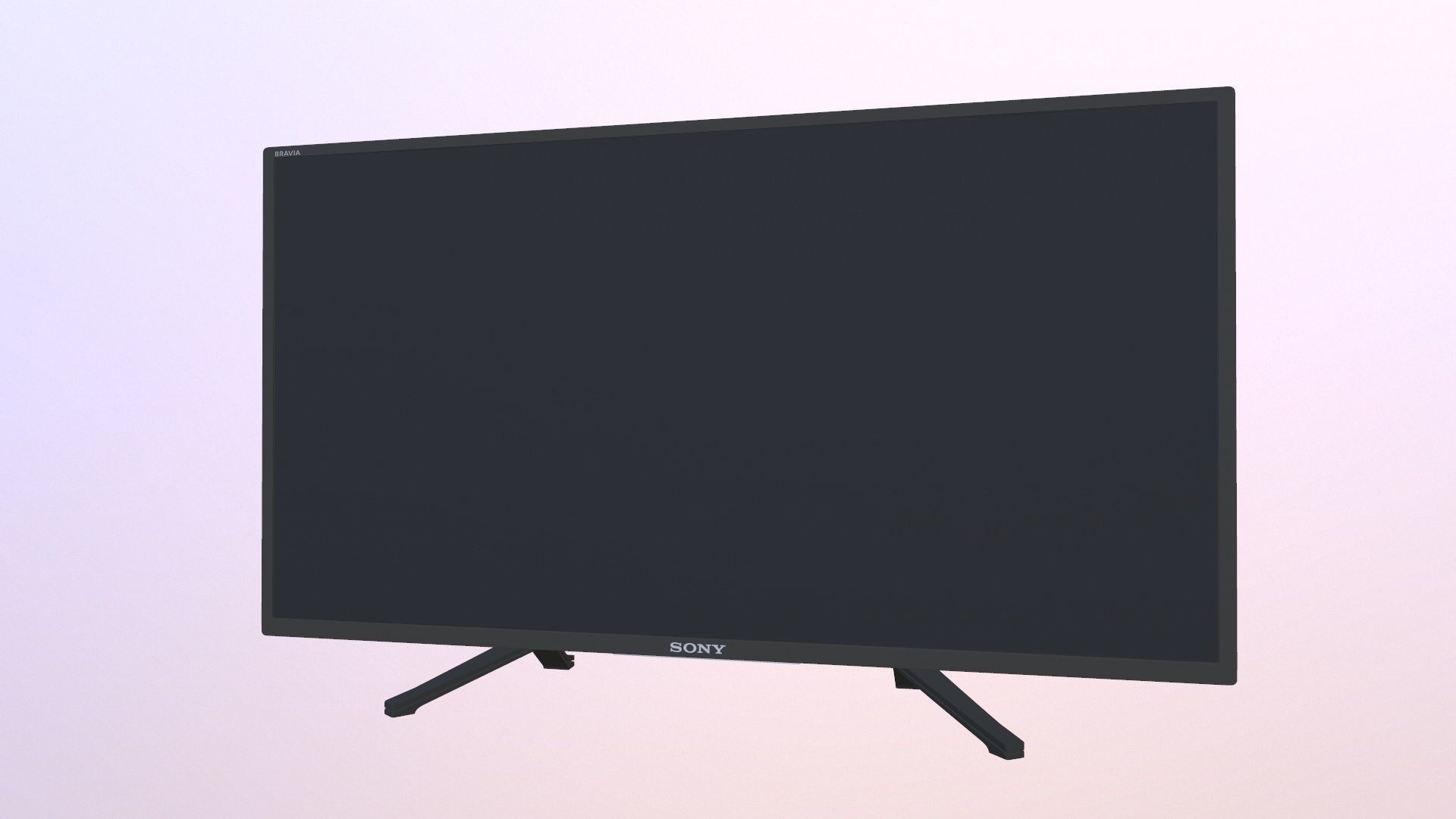 Sony LED 3D model_2