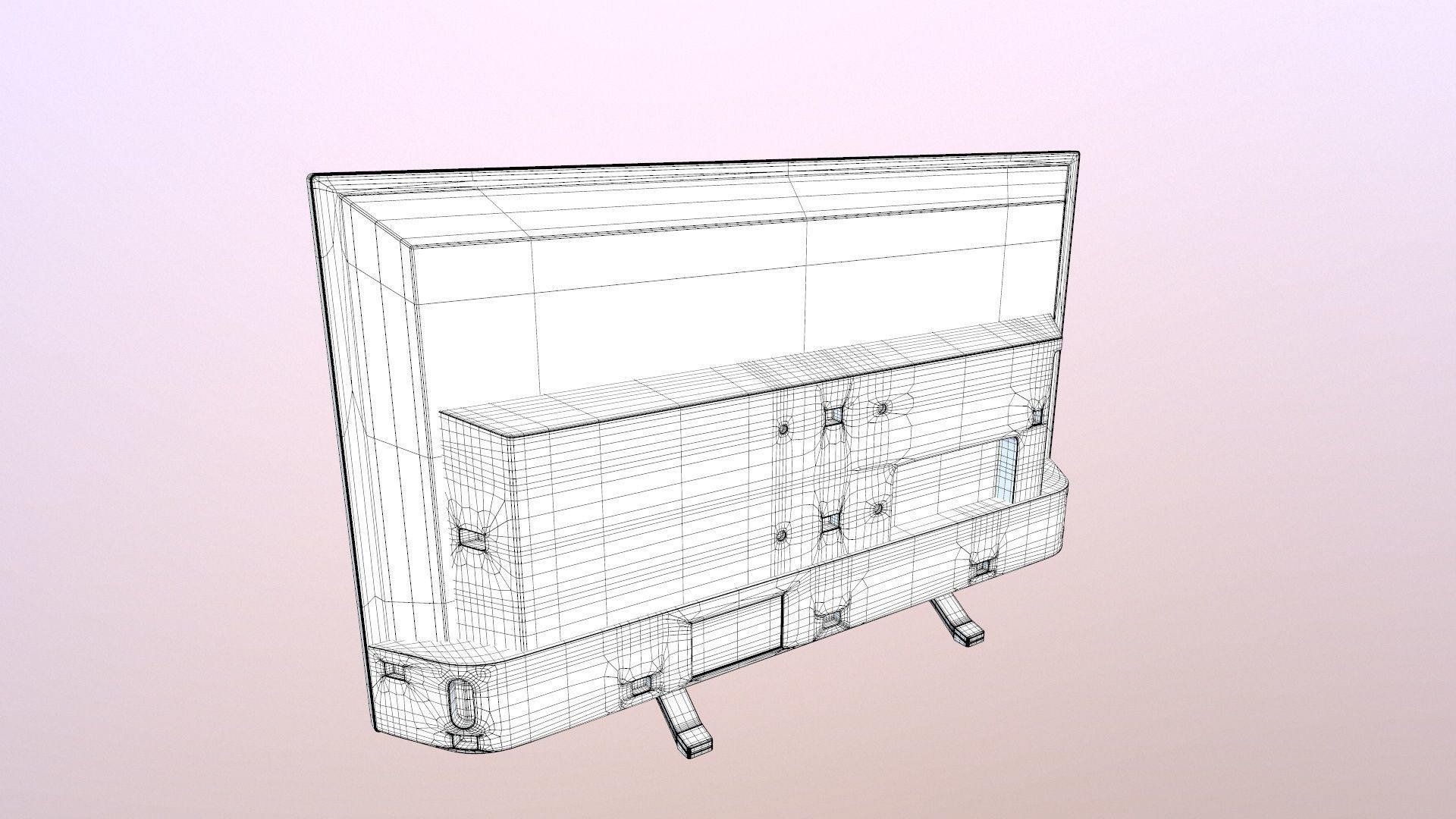Sony LED 3D model_11